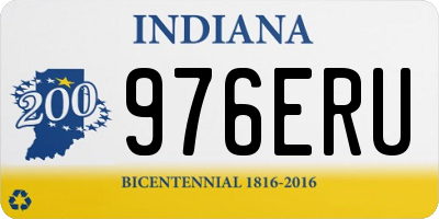 IN license plate 976ERU