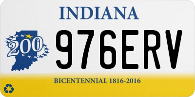 IN license plate 976ERV