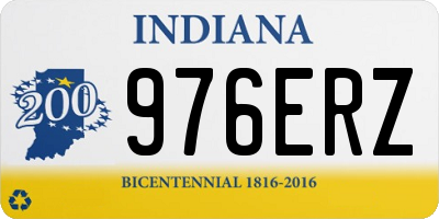 IN license plate 976ERZ