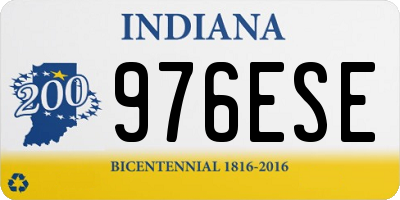 IN license plate 976ESE