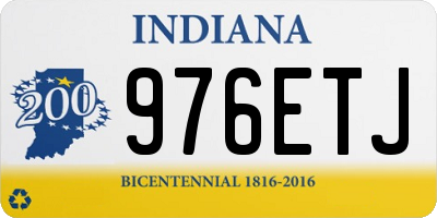 IN license plate 976ETJ