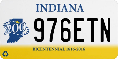 IN license plate 976ETN