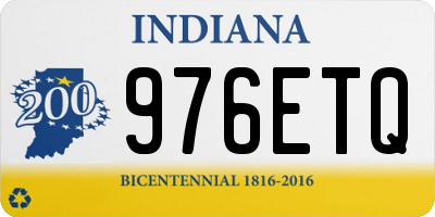 IN license plate 976ETQ
