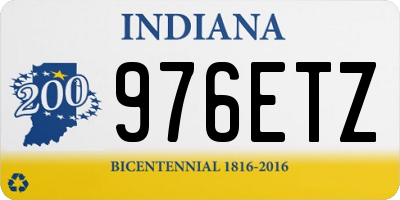 IN license plate 976ETZ