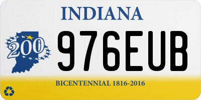 IN license plate 976EUB