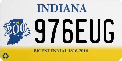 IN license plate 976EUG