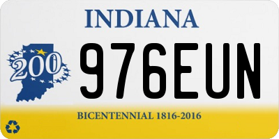 IN license plate 976EUN