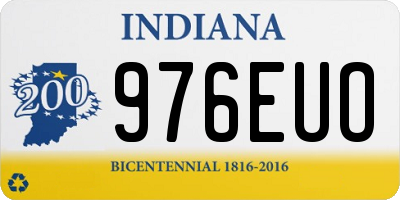 IN license plate 976EUO