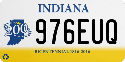 IN license plate 976EUQ