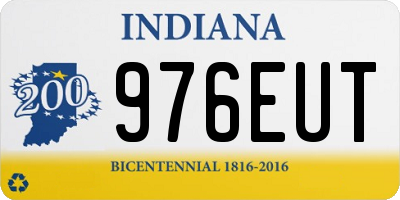 IN license plate 976EUT