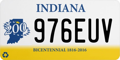 IN license plate 976EUV