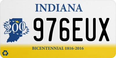 IN license plate 976EUX