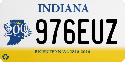 IN license plate 976EUZ