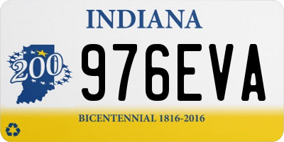 IN license plate 976EVA