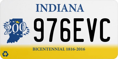 IN license plate 976EVC