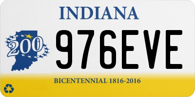 IN license plate 976EVE