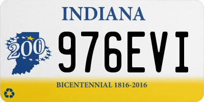 IN license plate 976EVI