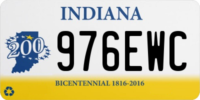 IN license plate 976EWC