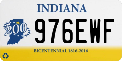 IN license plate 976EWF