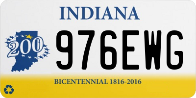 IN license plate 976EWG