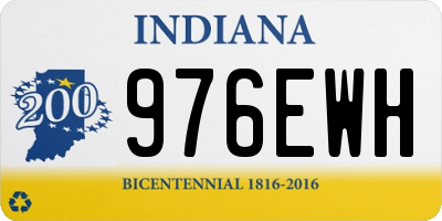 IN license plate 976EWH