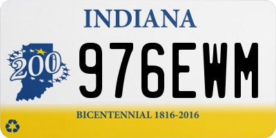 IN license plate 976EWM