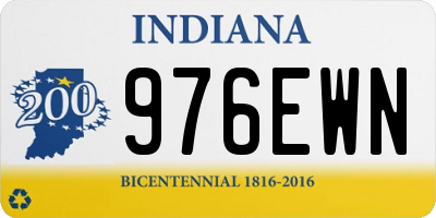 IN license plate 976EWN