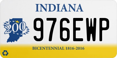 IN license plate 976EWP