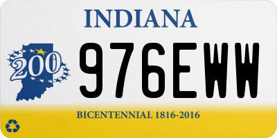 IN license plate 976EWW