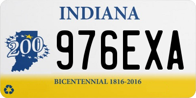 IN license plate 976EXA