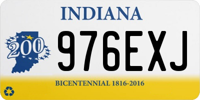 IN license plate 976EXJ