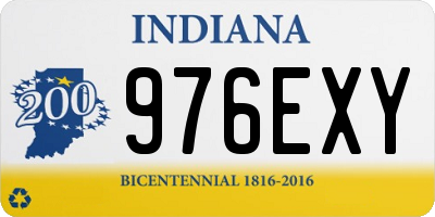IN license plate 976EXY