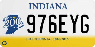 IN license plate 976EYG
