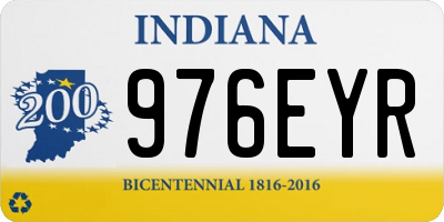 IN license plate 976EYR