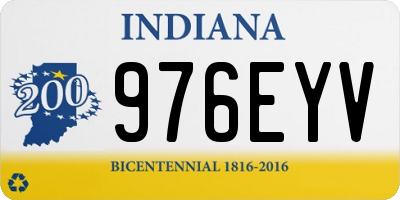 IN license plate 976EYV