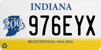IN license plate 976EYX