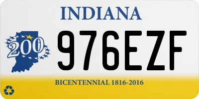 IN license plate 976EZF