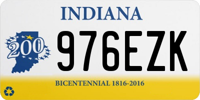 IN license plate 976EZK