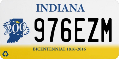 IN license plate 976EZM
