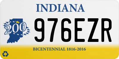 IN license plate 976EZR