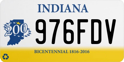 IN license plate 976FDV