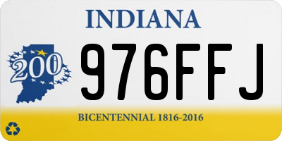 IN license plate 976FFJ