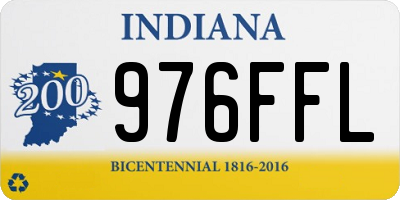 IN license plate 976FFL