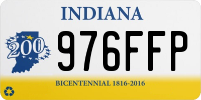 IN license plate 976FFP