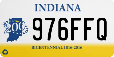 IN license plate 976FFQ