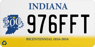 IN license plate 976FFT