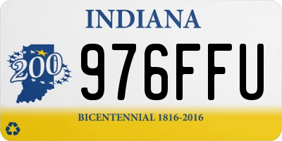 IN license plate 976FFU