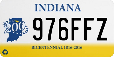 IN license plate 976FFZ