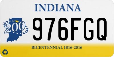 IN license plate 976FGQ