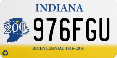 IN license plate 976FGU